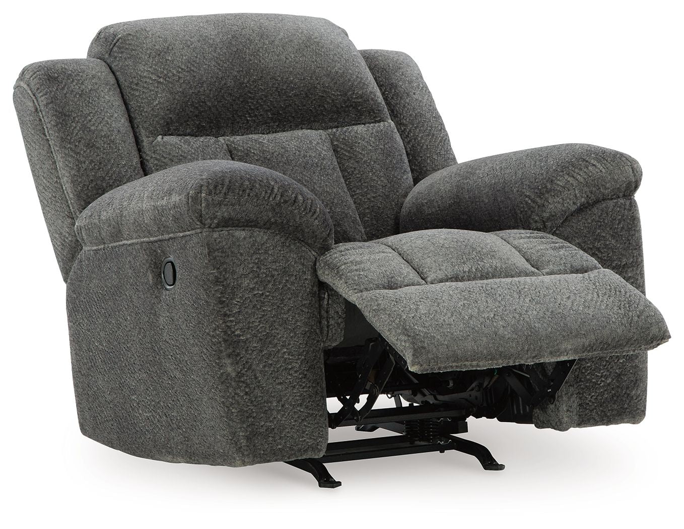 Fauteuil inclinable à bascule Frohn - Tissu - Graphite