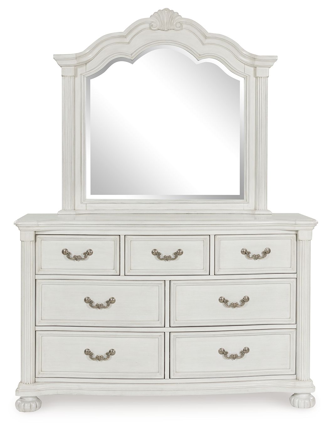 Montelaine - Commode et miroir - Blanc antique