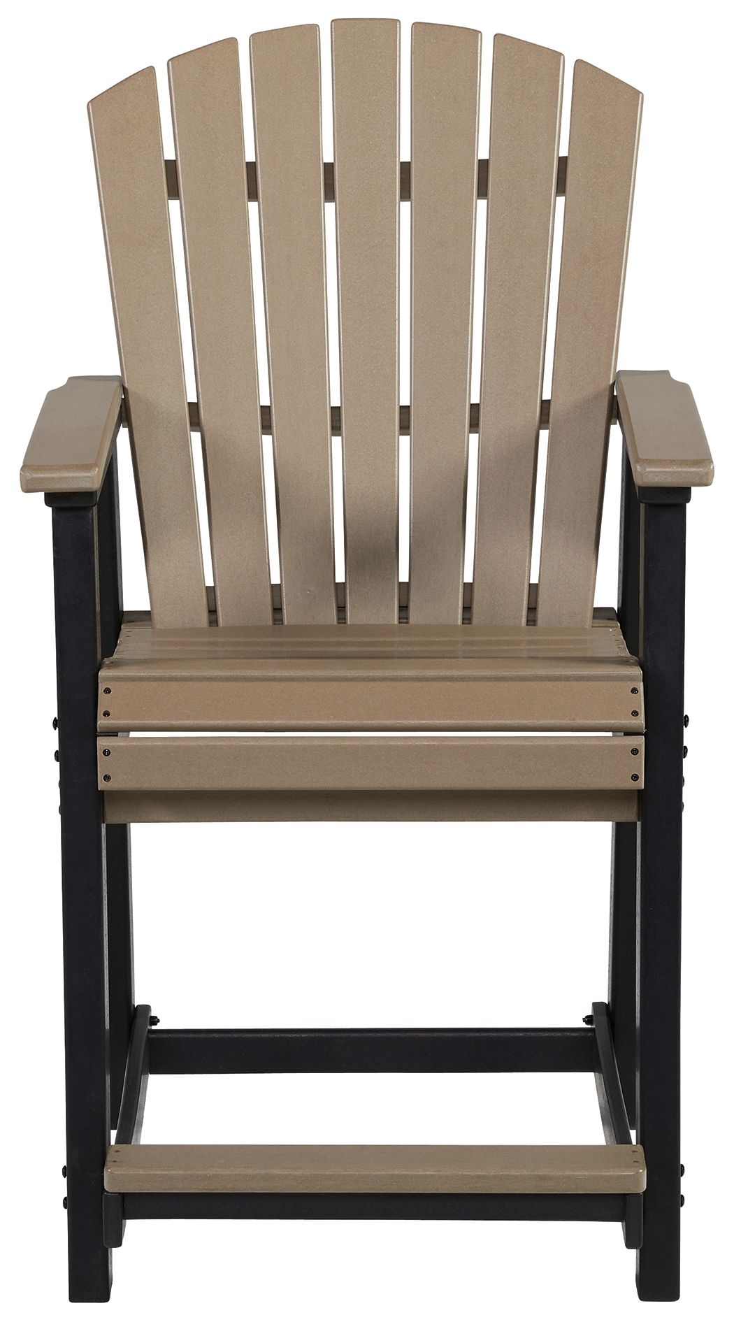 Fairen Trail - Tabouret de bar (Lot de 2) - Noir / Bois flotté