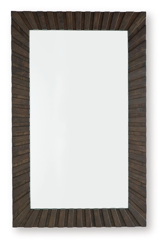Advin - Miroir Décoratif - Marron Foncé
