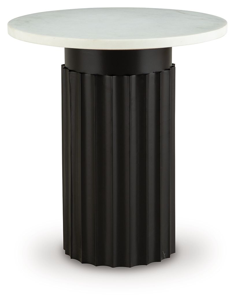 Wainstone - Table d'appoint - Noir/Blanc