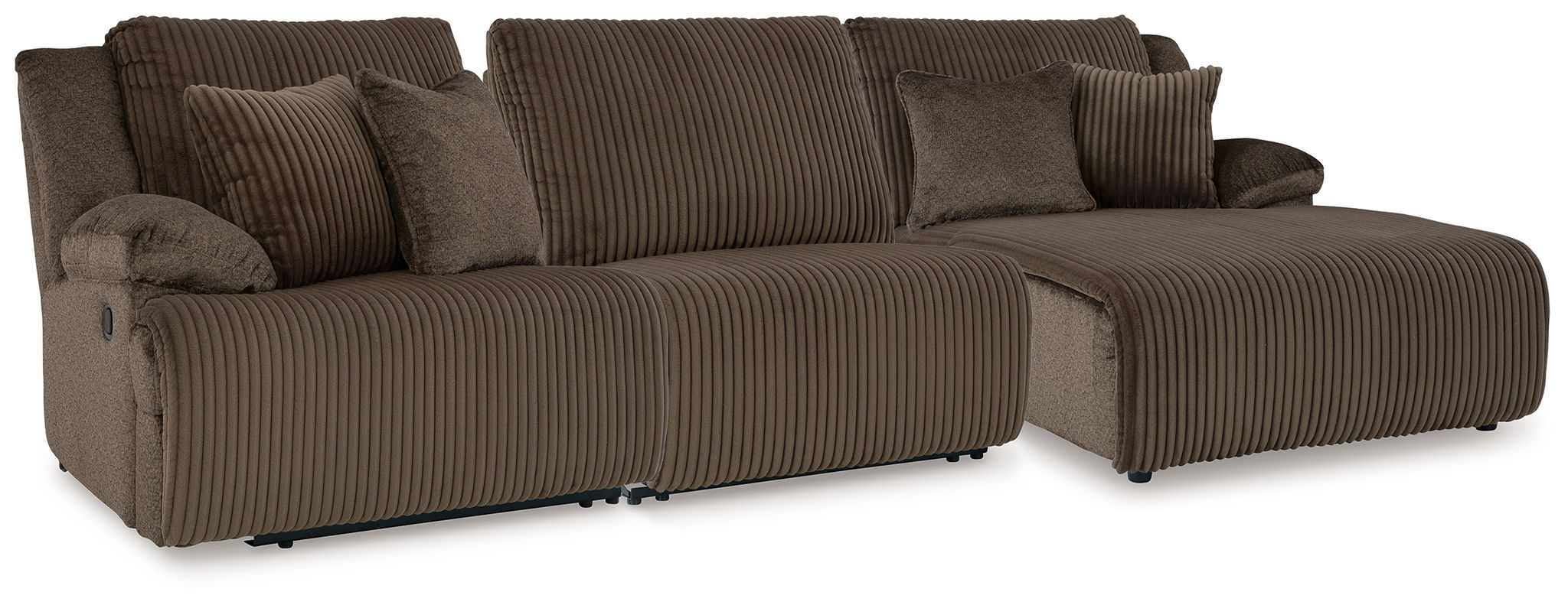 Top Tier - 3 Piece Reclining Sectional