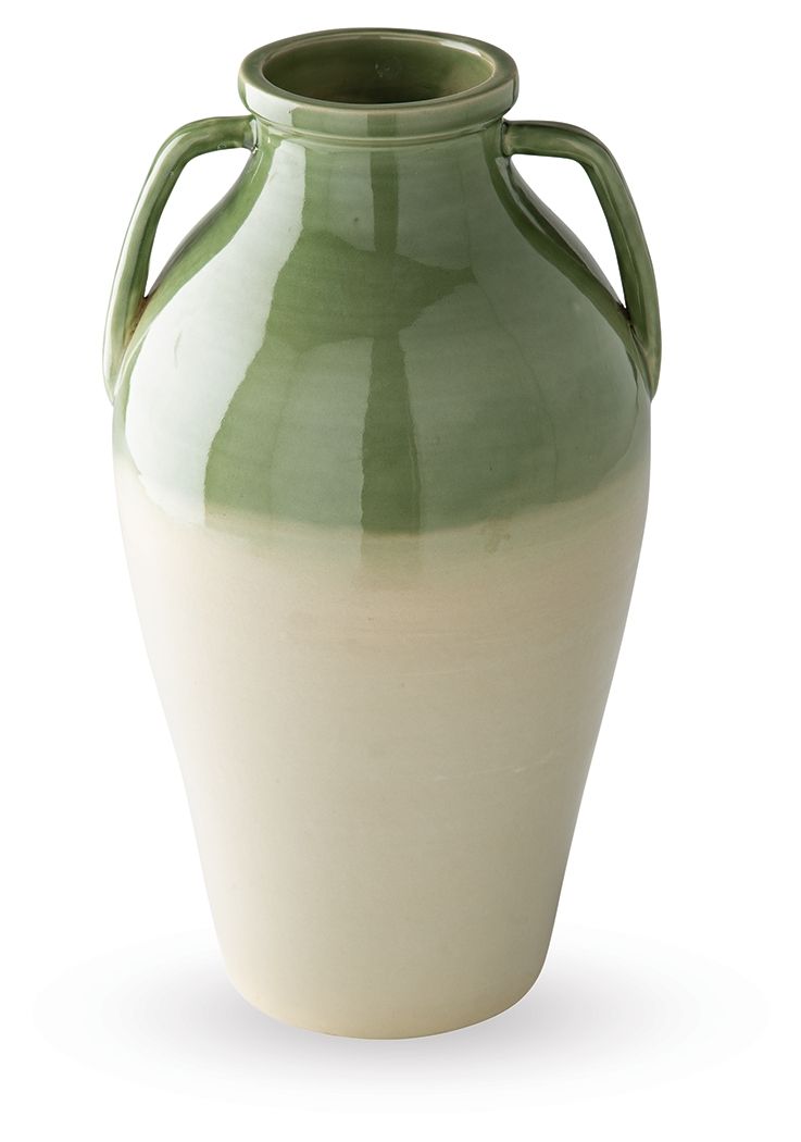 Andorbury - Vase - Vert / Beige