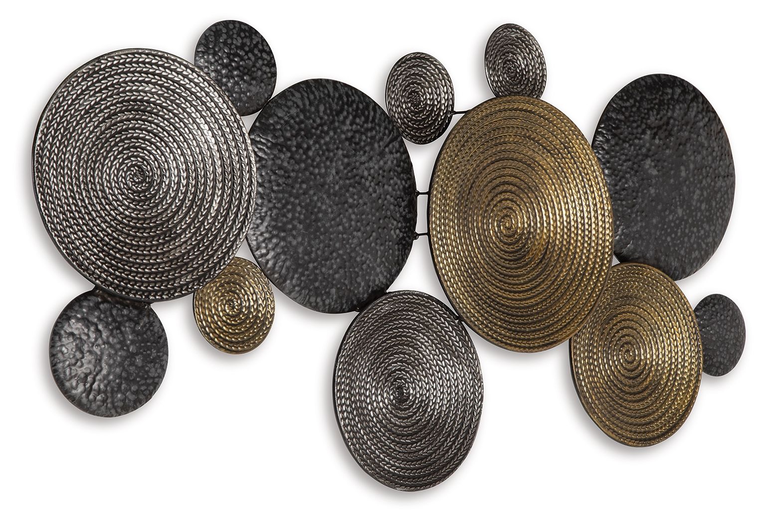 Emsley - Décoration Murale - Métal / Noir / Gris