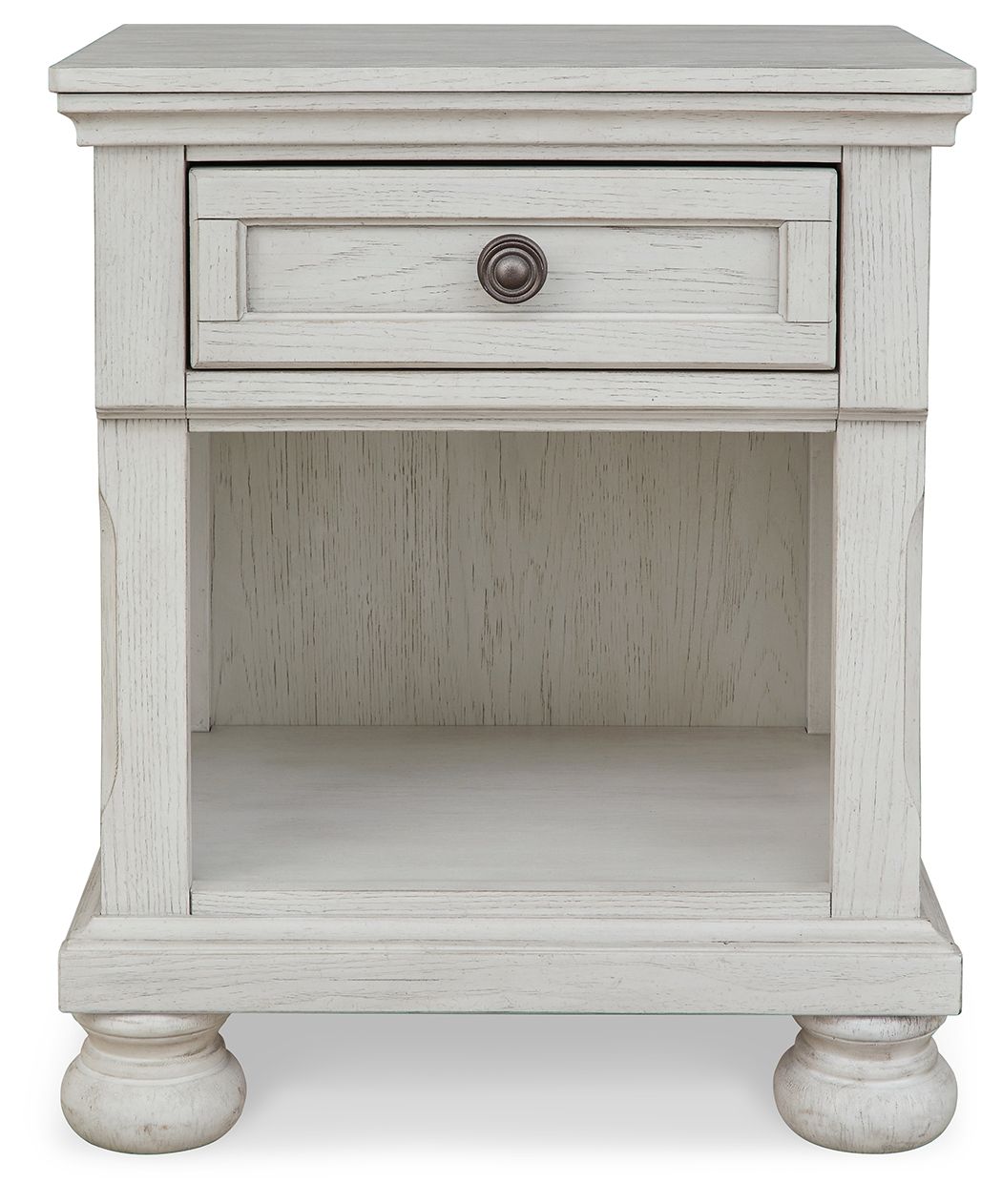 Robbinsdale - Table de chevet à un tiroir - Blanc antique