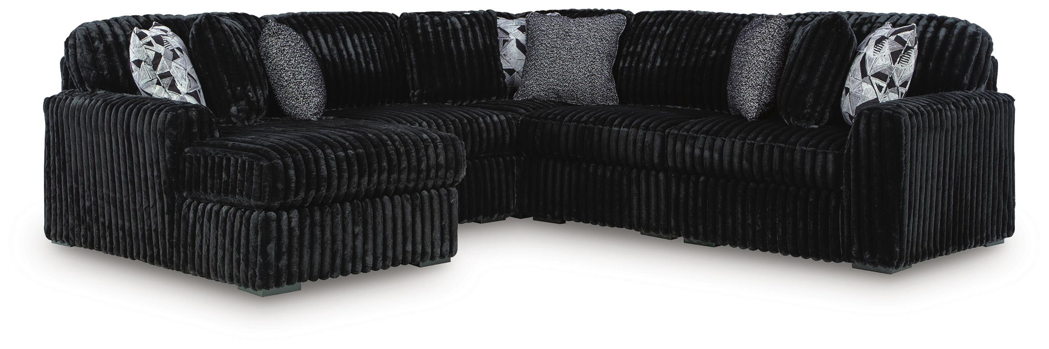 Midnight-Madness - 5 Piece Sectional