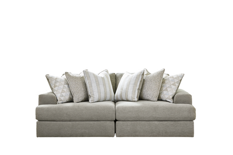 Avaliyah 2 Piece Modular Sectional - Ash / Symmetrical