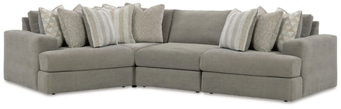 Avaliyah 4 Piece Modular Sectional - Ash / Symmetrical