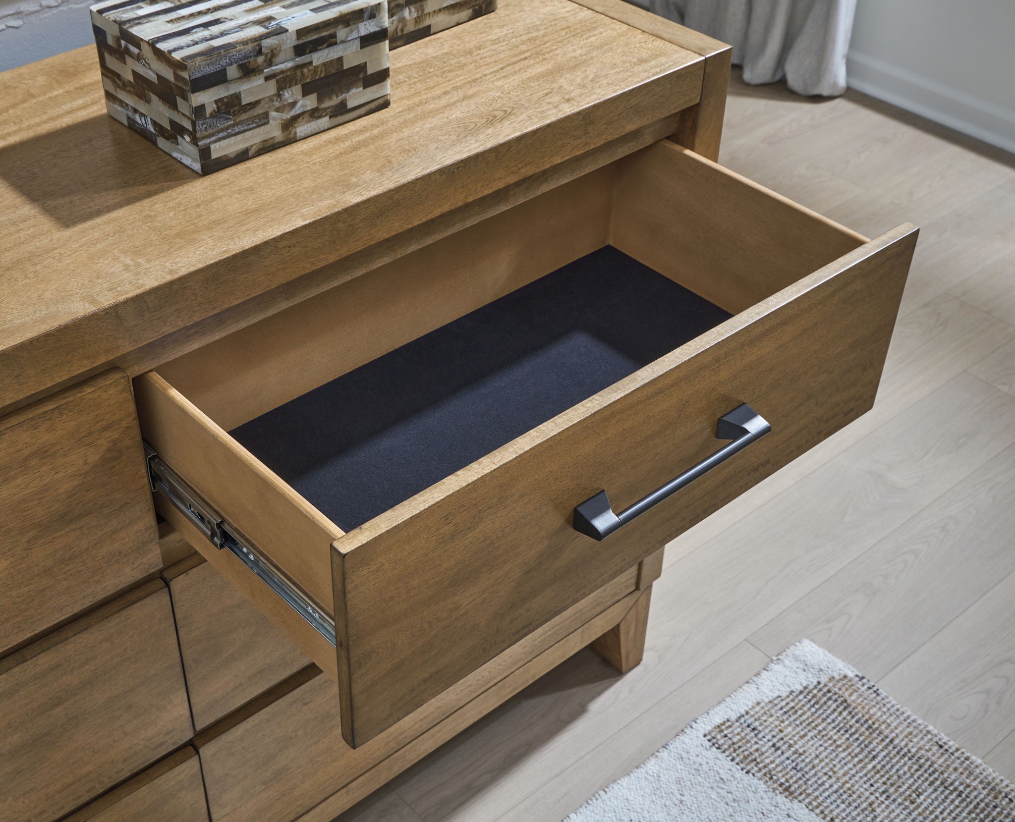 Sherbana - Commode et miroir - Marron clair