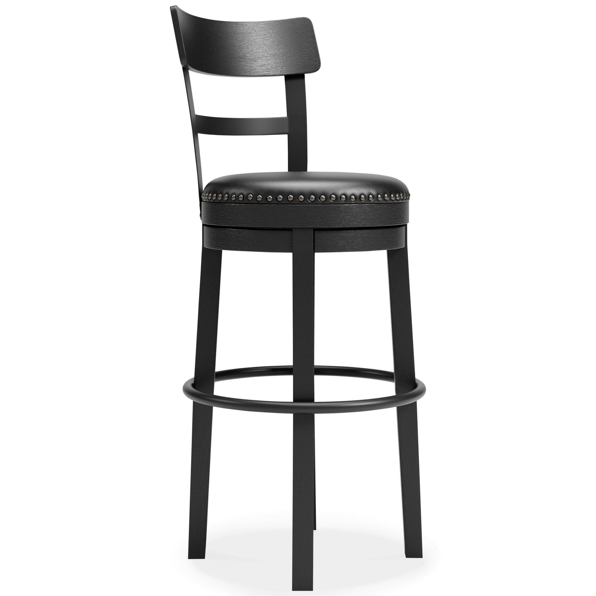 Valebeck - Tabouret de bar haut pivotant rembourré