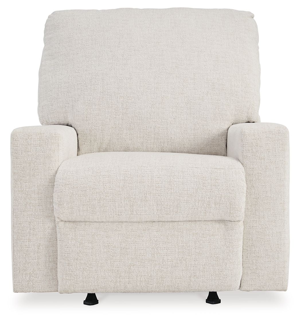Rannis - Fauteuil inclinable à bascule - Tissu - Snow