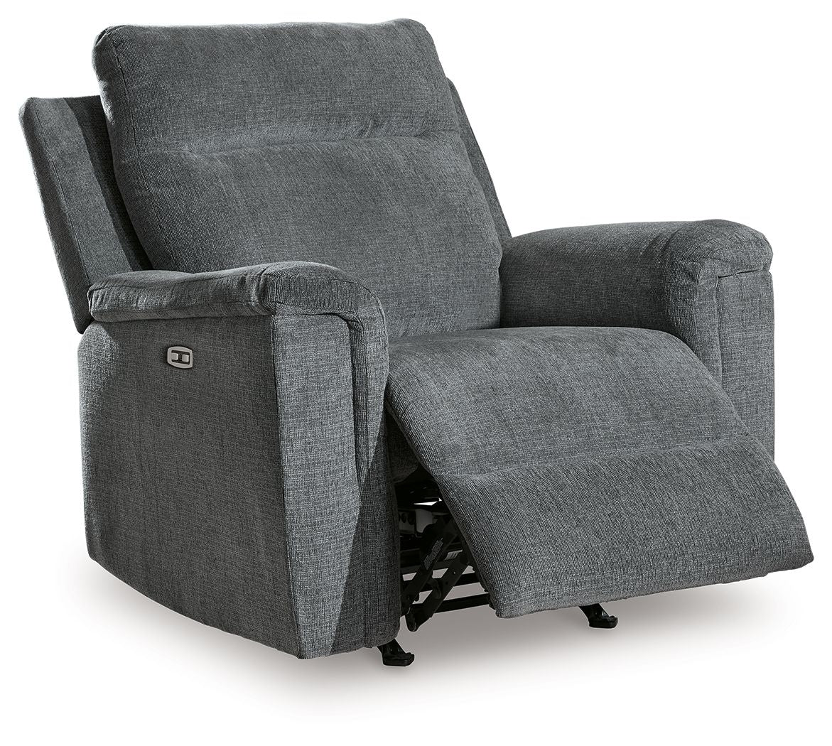 Barnsana - Fauteuil inclinable motorisé - Tissu - Gravel