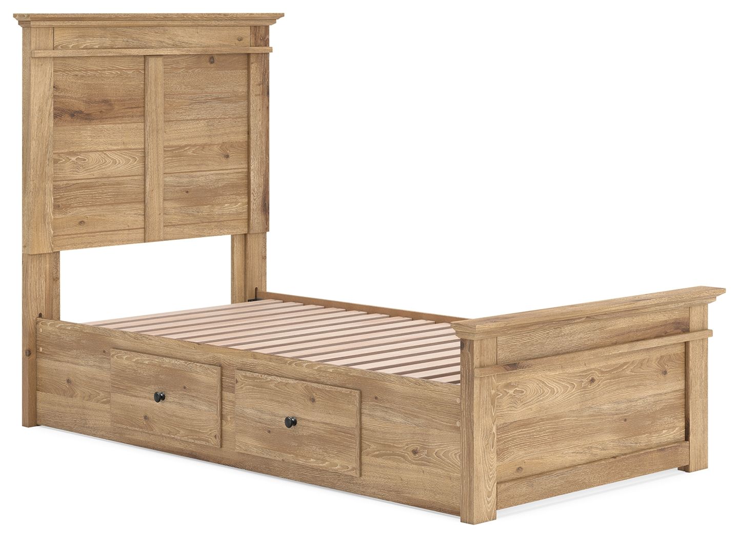 Makidern - Lit de rangement avec 2 tiroirs de rangement sous le lit
