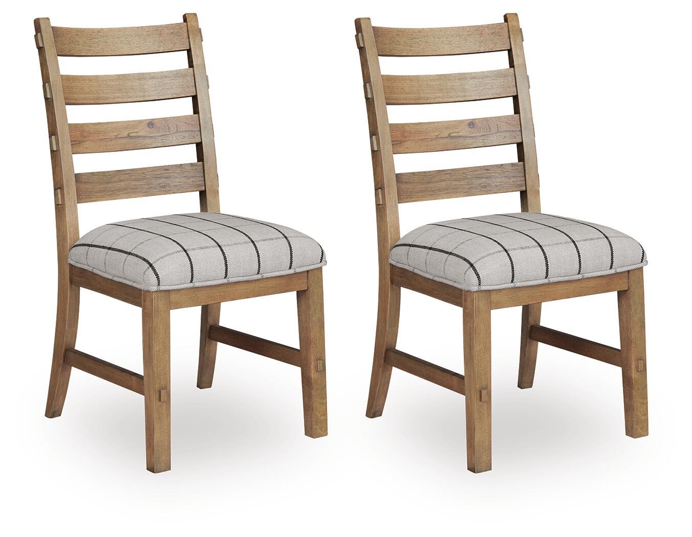Ridgester - Chaise d'appoint rembourrée (Lot de 2)