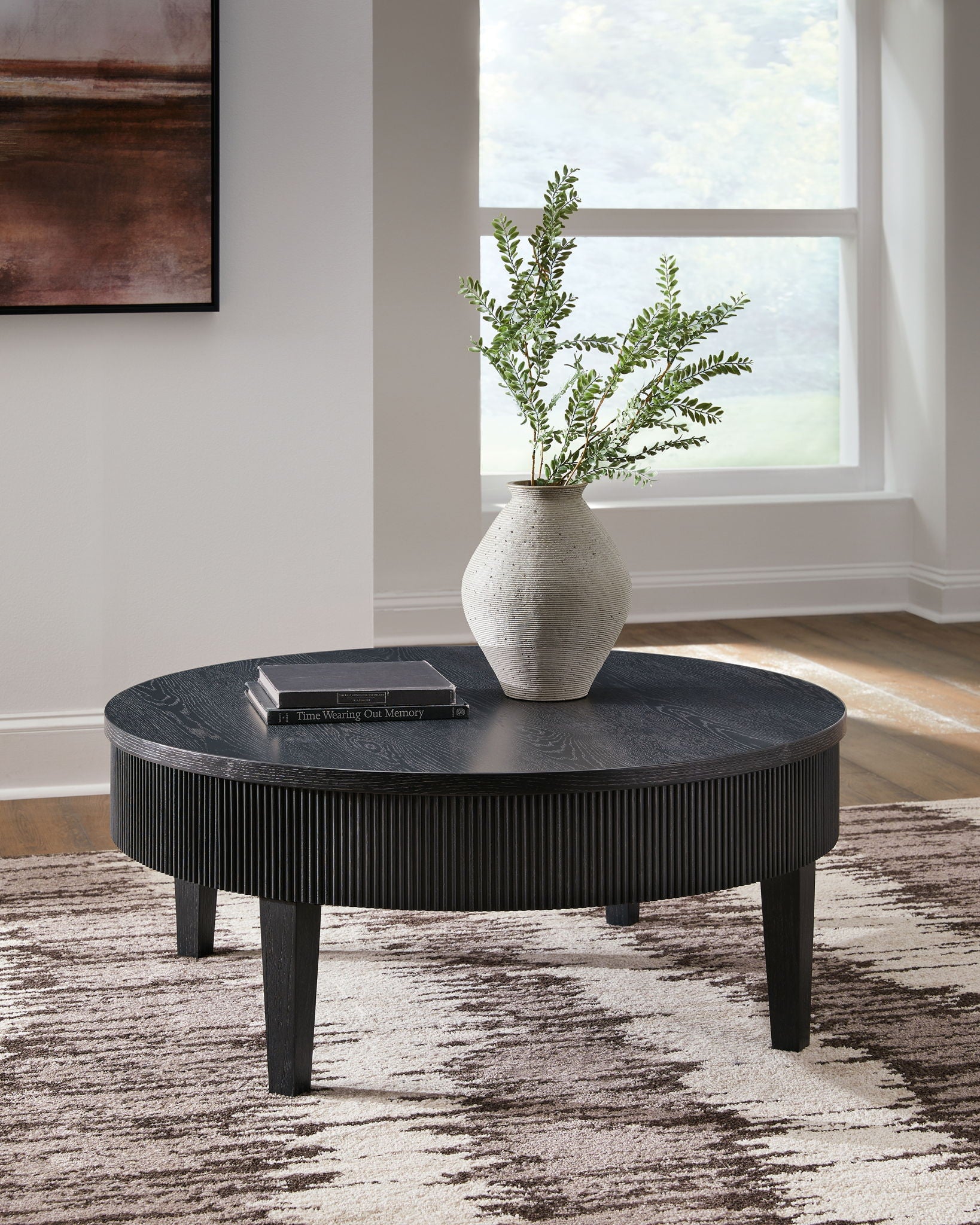 Marstream - Table basse ronde - Noir