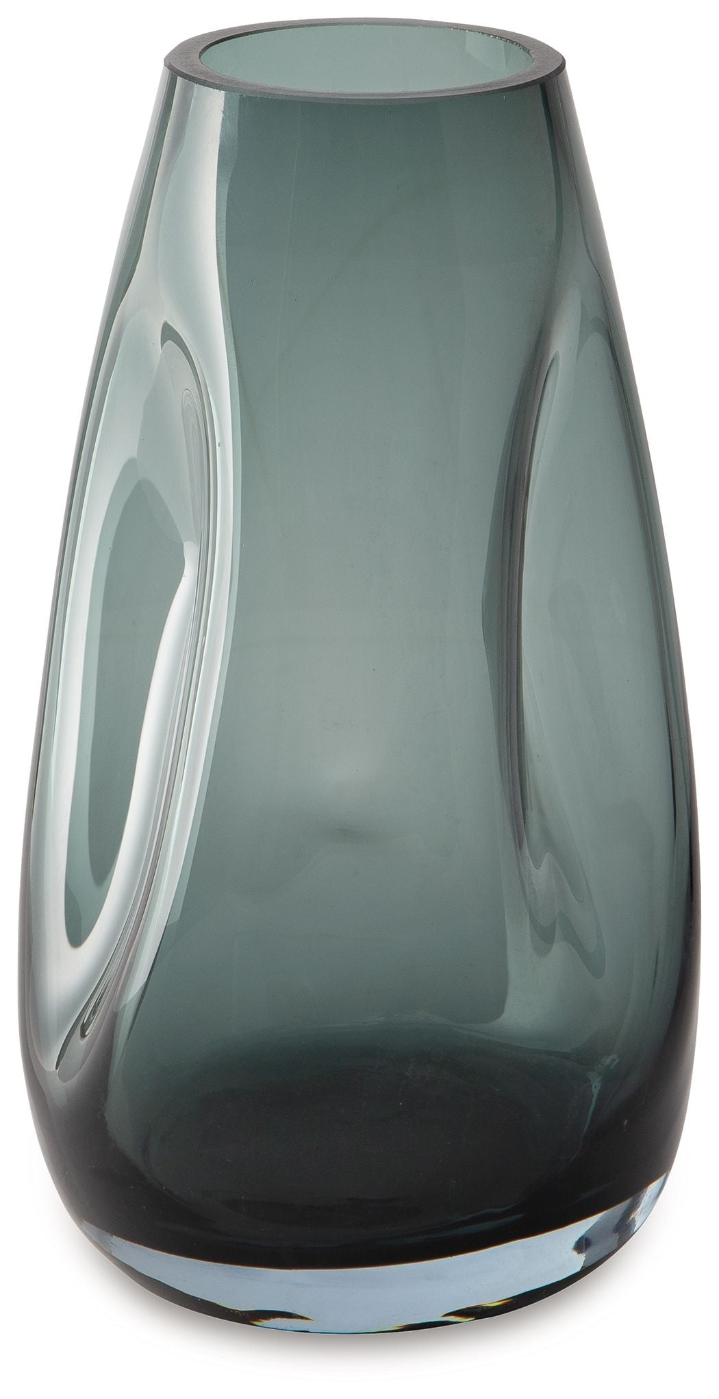Beamund - Vase (Set of 2) - 9" - Teal Blue