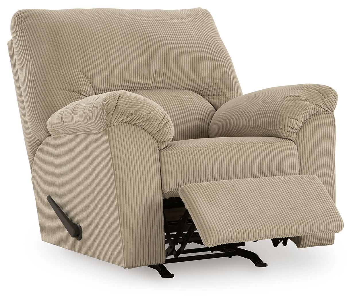 SimpleJoy - Rocker Recliner - Fabric - Sand