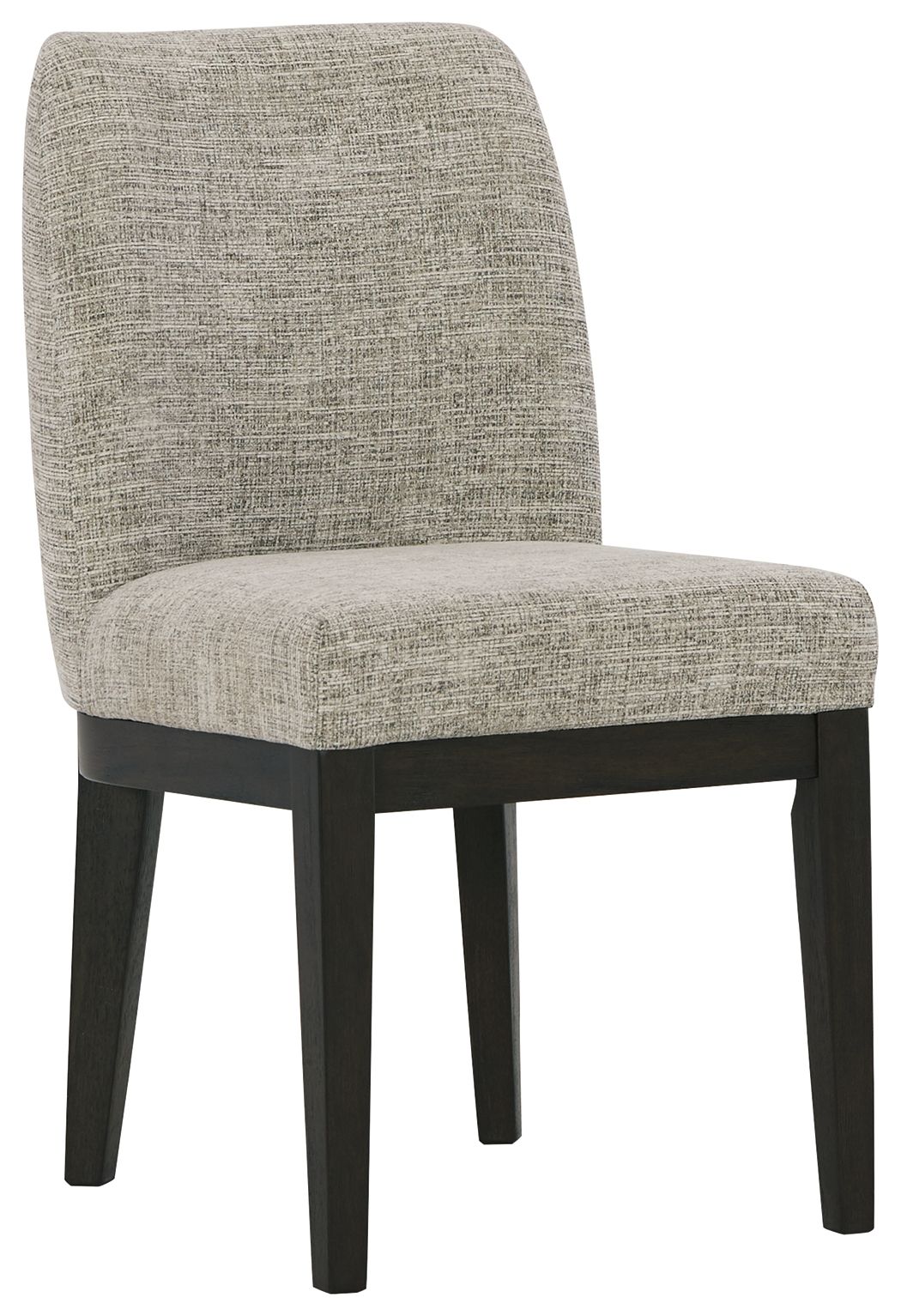 Burkhaus - Chaise de salle à manger rembourrée (lot de 2) - Beige / Marron foncé