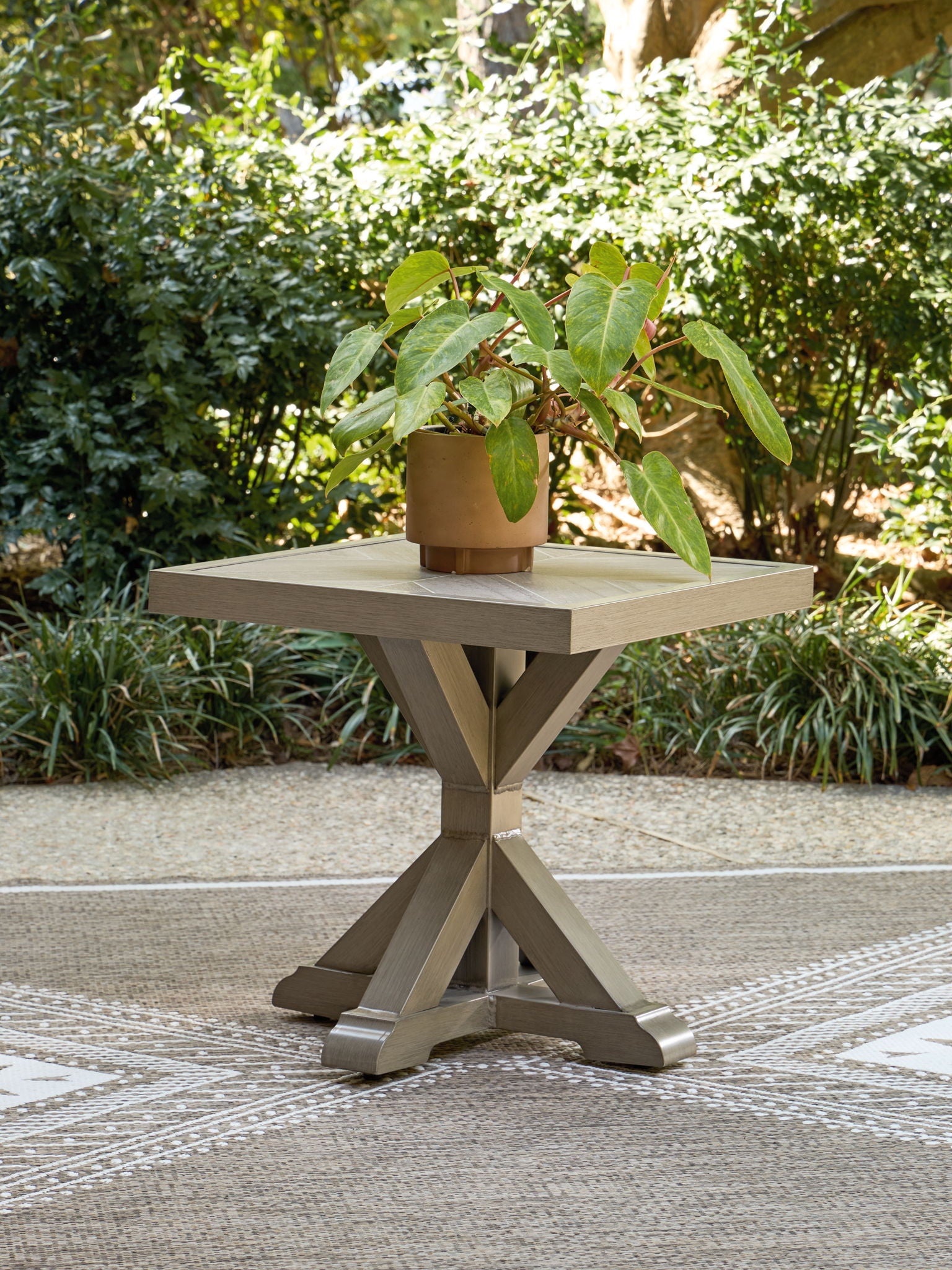 Laguna Heights - Table d'appoint carrée - Beige