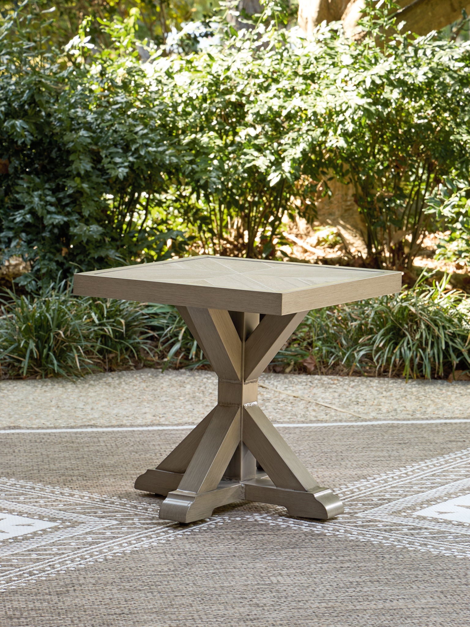 Laguna Heights - Table d'appoint carrée - Beige