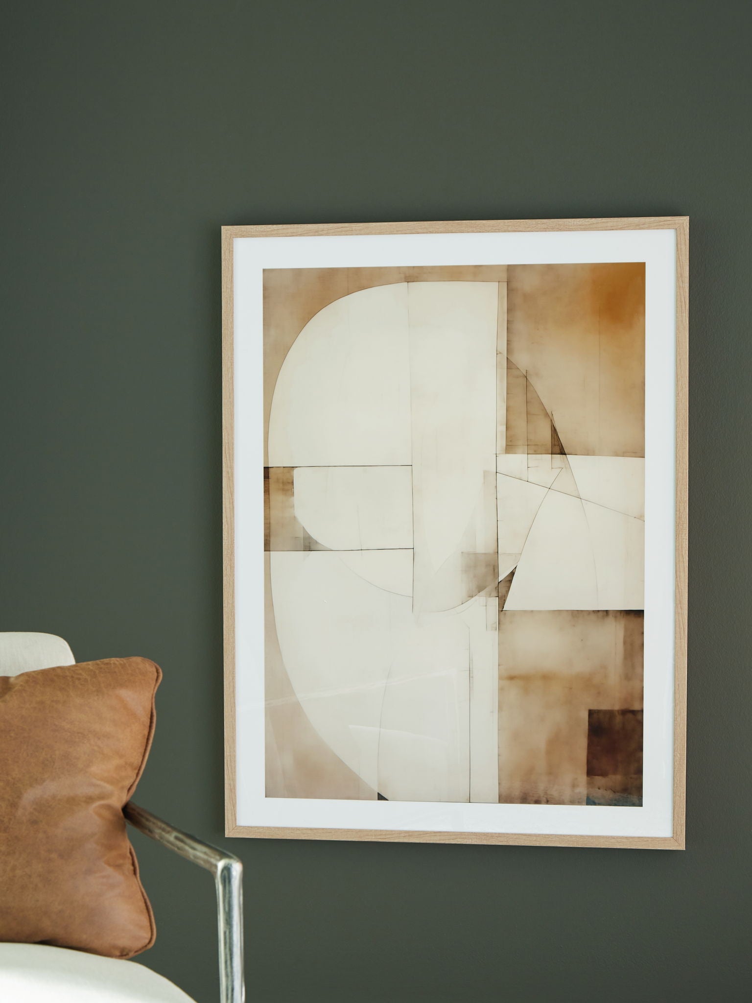 Corlain - Décoration murale - Marron / Fauve / Blanc