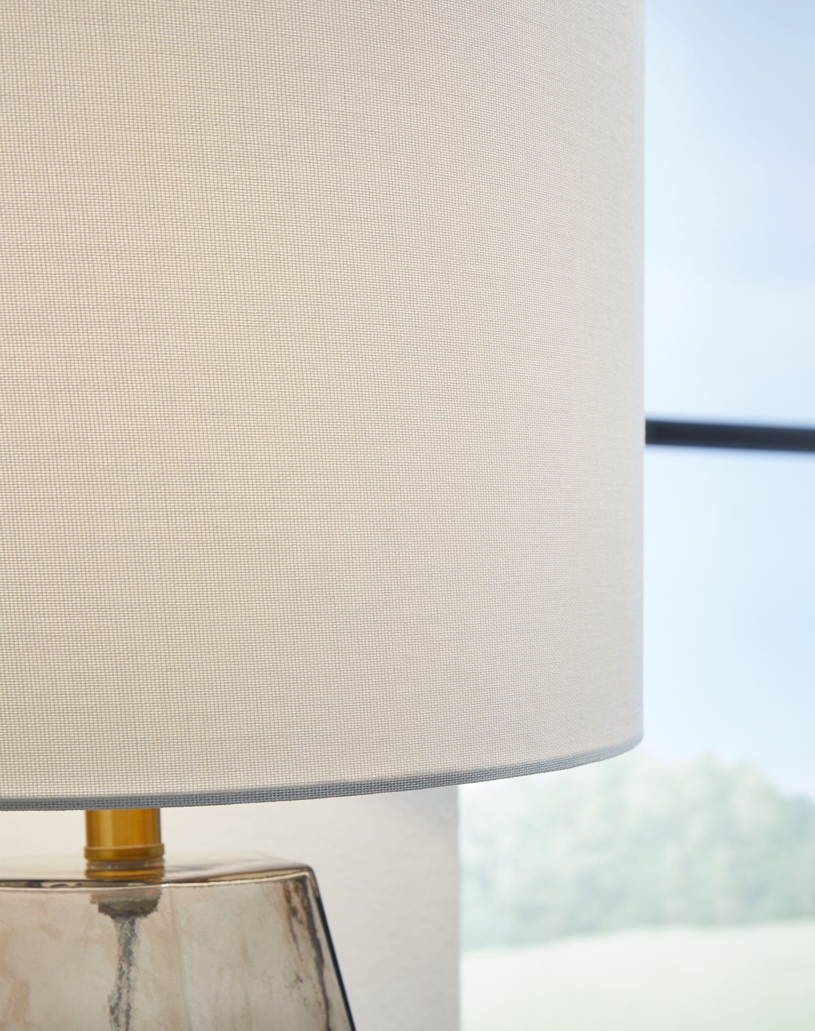 Taylow - Lampe de table en verre - Gris