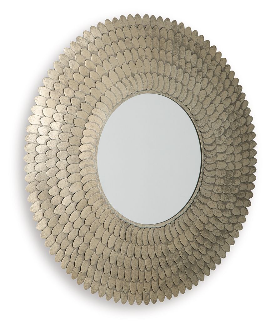 Wrightmund - Miroir d'appoint - Finition Champagne