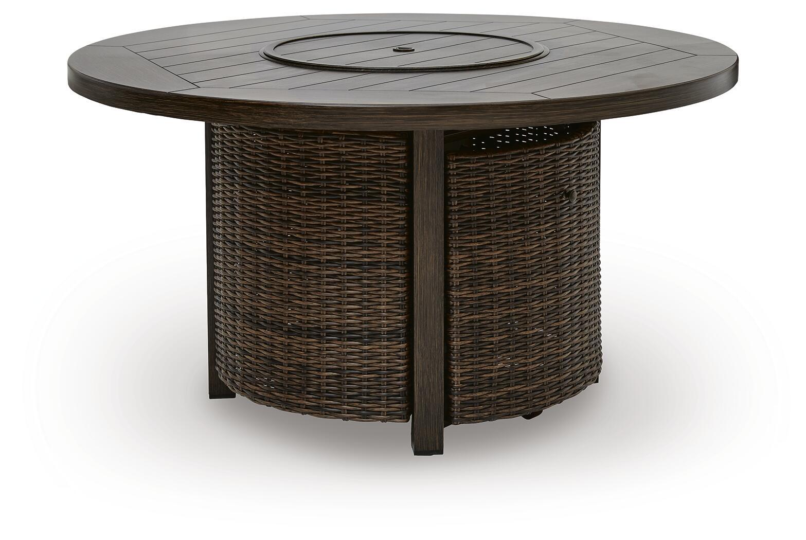 Monterey Point - Table foyer ronde - Brun foncé