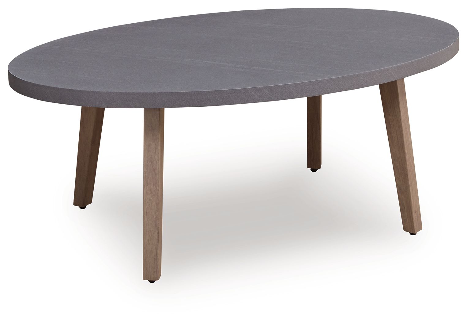 Table basse ovale Harmony Headlands - Naturel / Gris