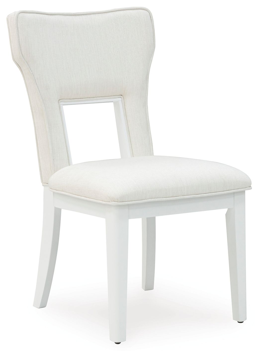 Chalanna - Chaise de salle à manger capitonnée (Lot de 2) - Blanc