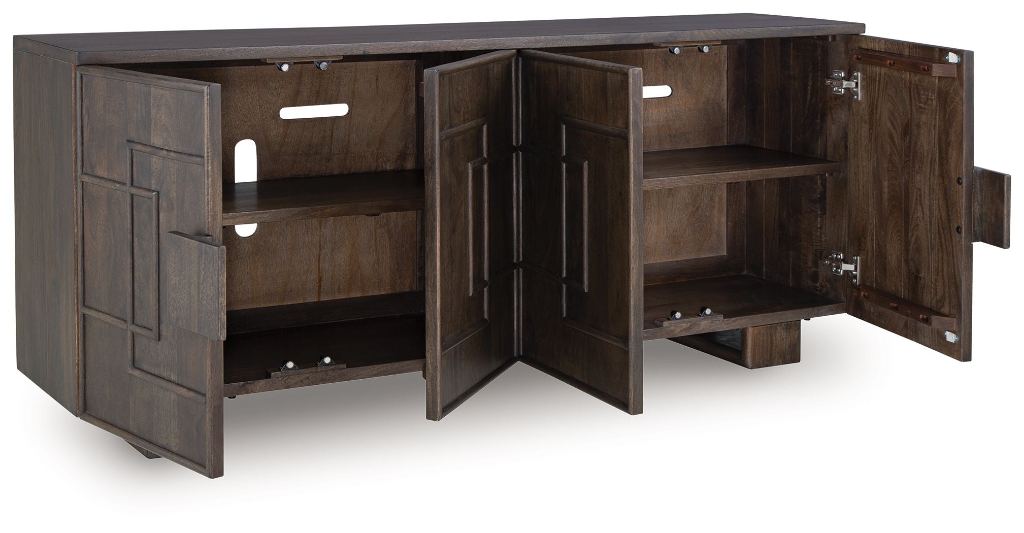 Cato - Meuble d'appoint - Marron foncé