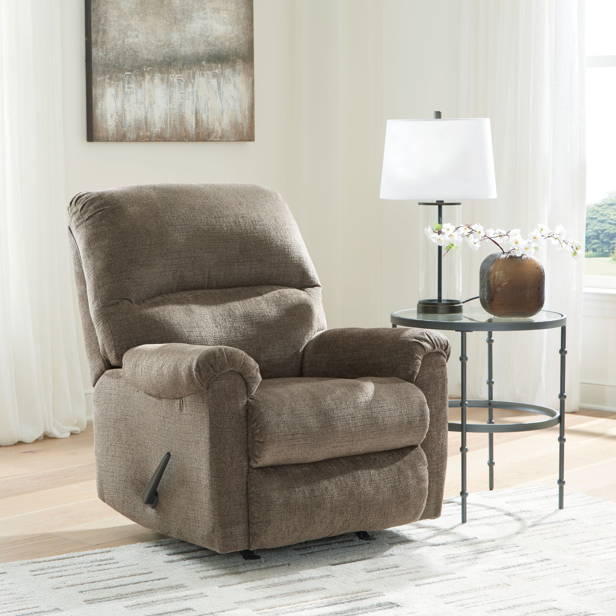 Stonemeade - Fauteuil inclinable à bascule - Tissu - Muscade