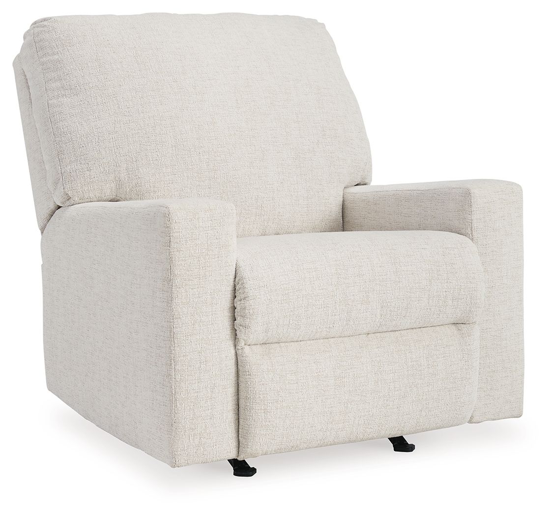 Rannis - Fauteuil inclinable à bascule - Tissu - Snow