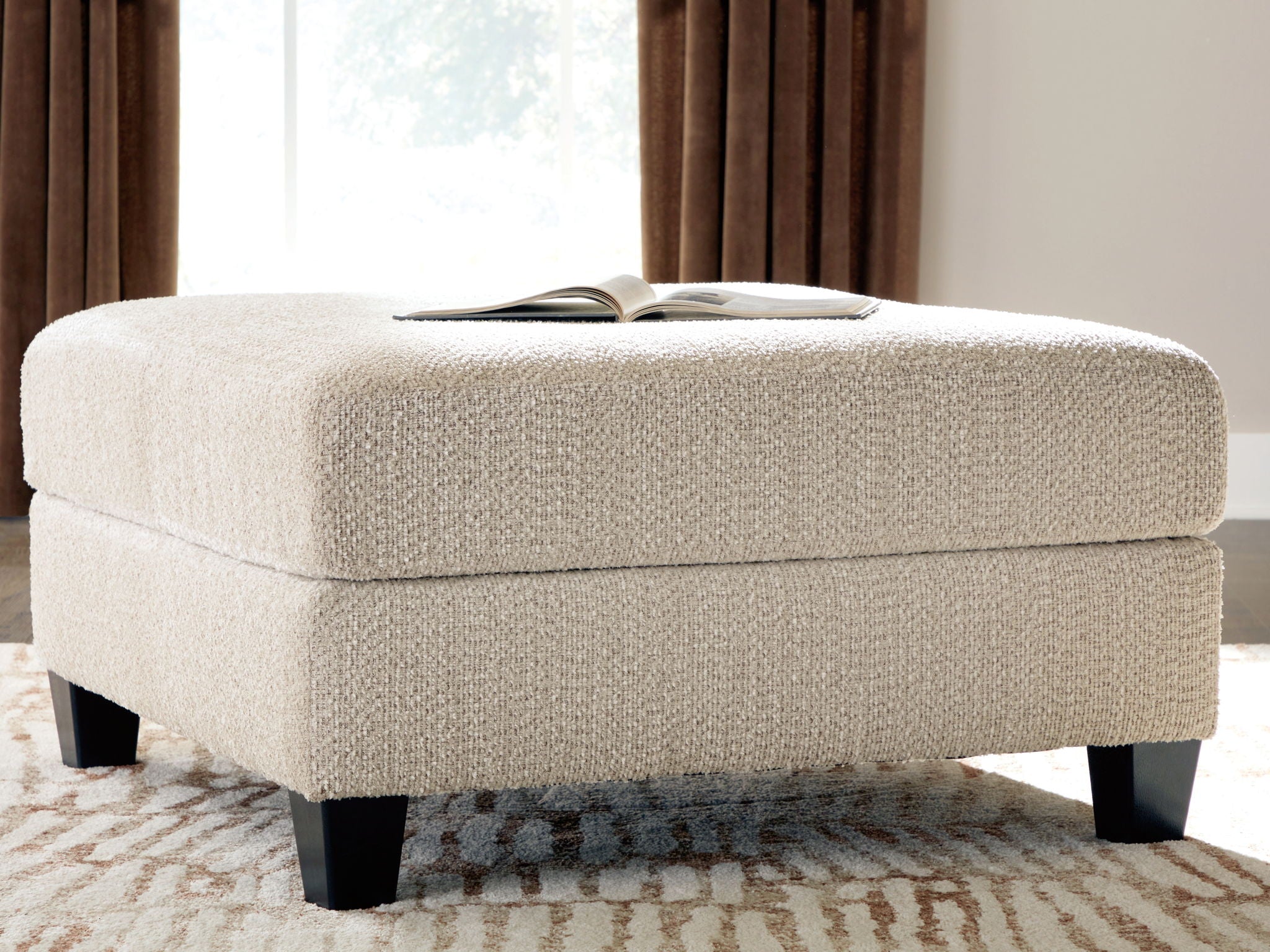 Steelwater Retreat - Grand pouf d'appoint - Latte