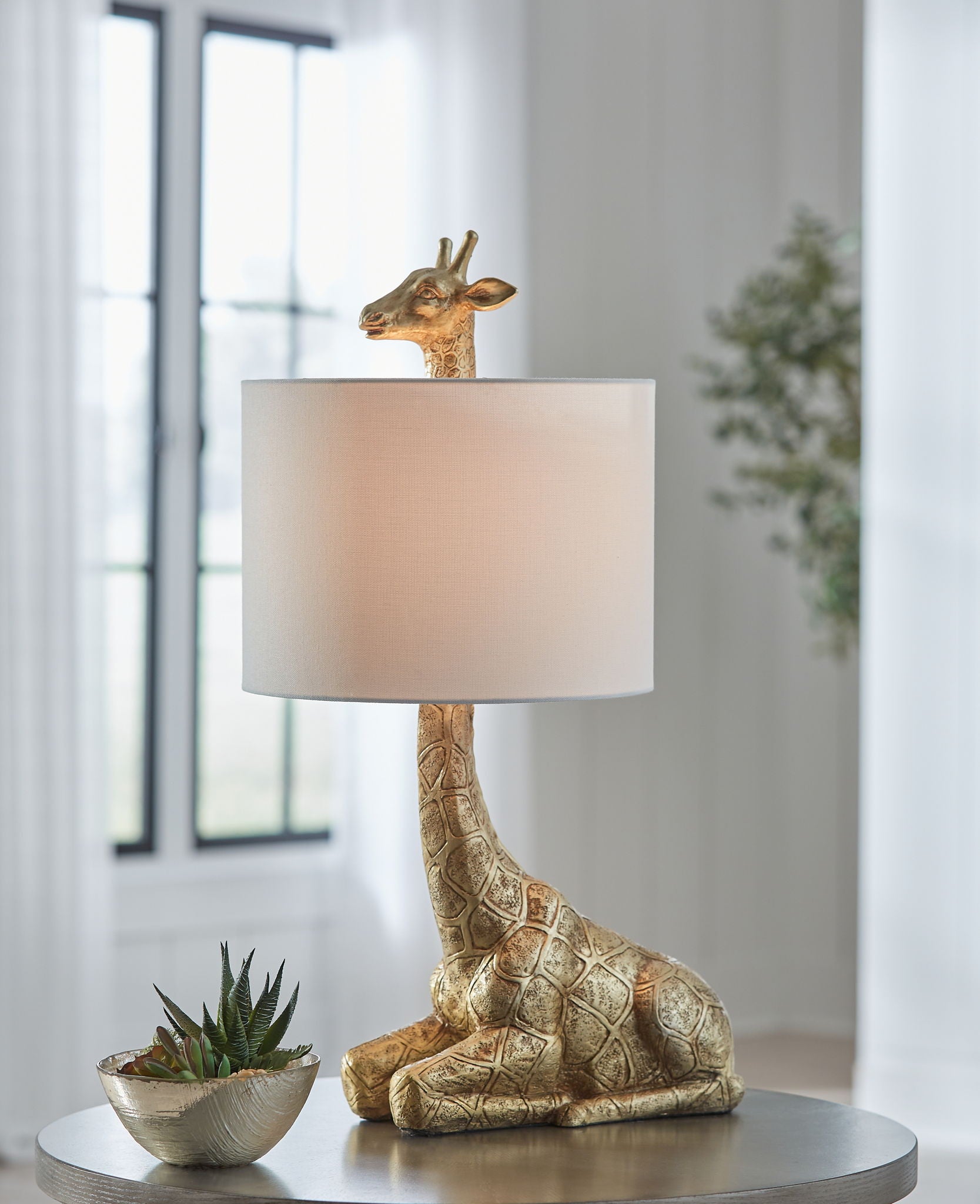 Ferrison - Lampe de table Poly - Finition or
