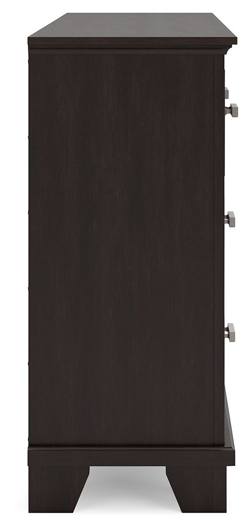 Covetown - Commode - Marron foncé