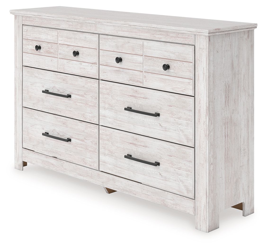 Commode Makidern à six tiroirs