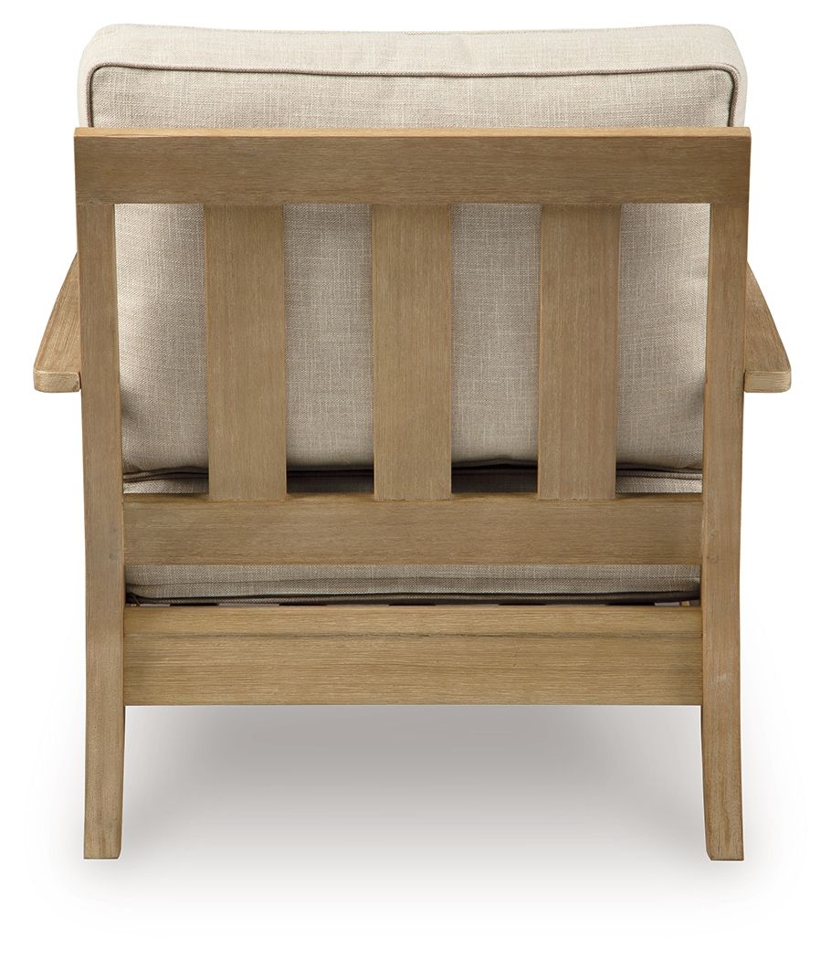 Clare View - Chaise longue avec coussin - Beige