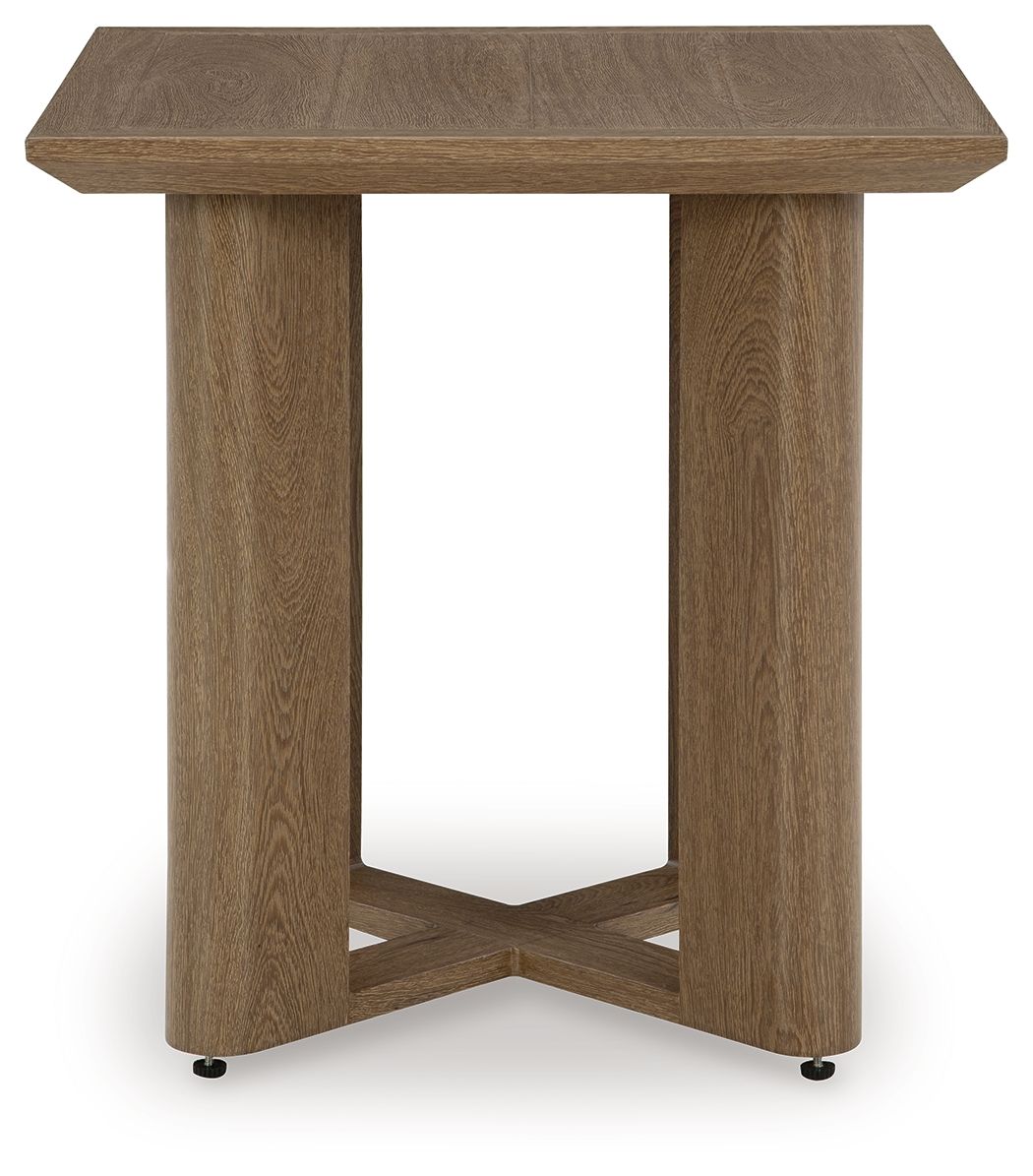 Serene Bay - Table d'appoint carrée - Brun foncé