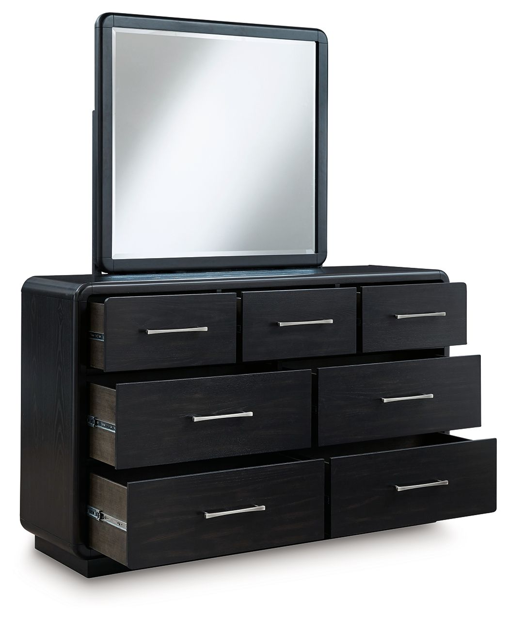 Rowanbeck - Commode et miroir - Noir