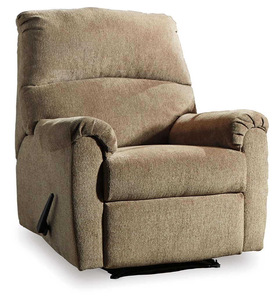 Nerviano - Fauteuil inclinable zéro dégagement - Tissu - Mocha