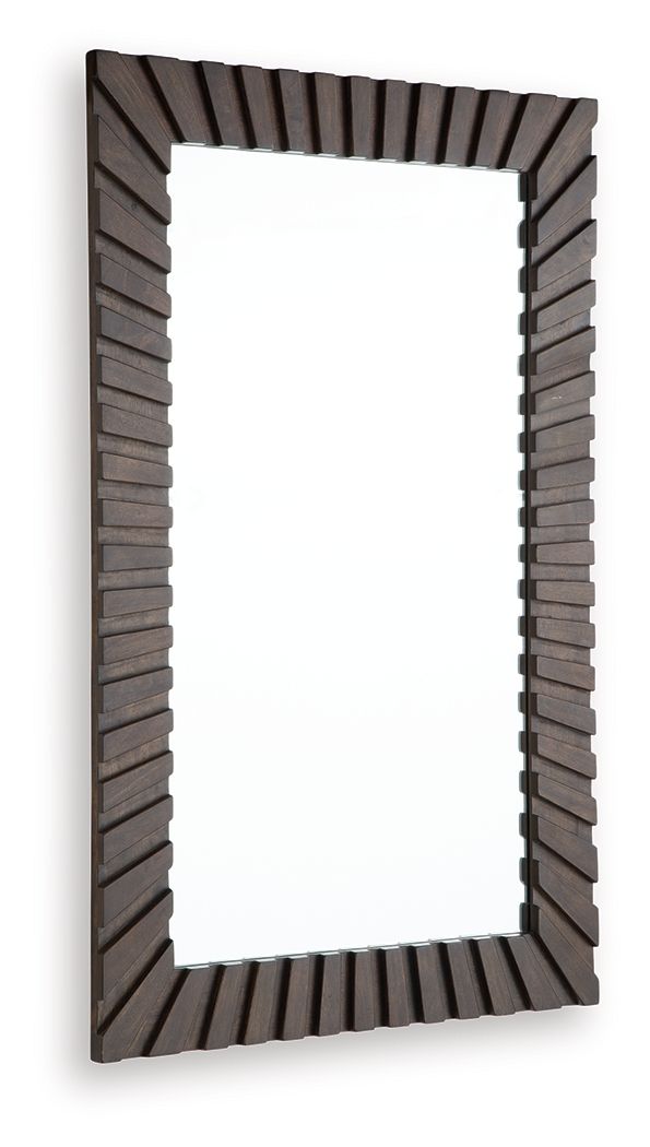 Advin - Miroir Décoratif - Marron Foncé