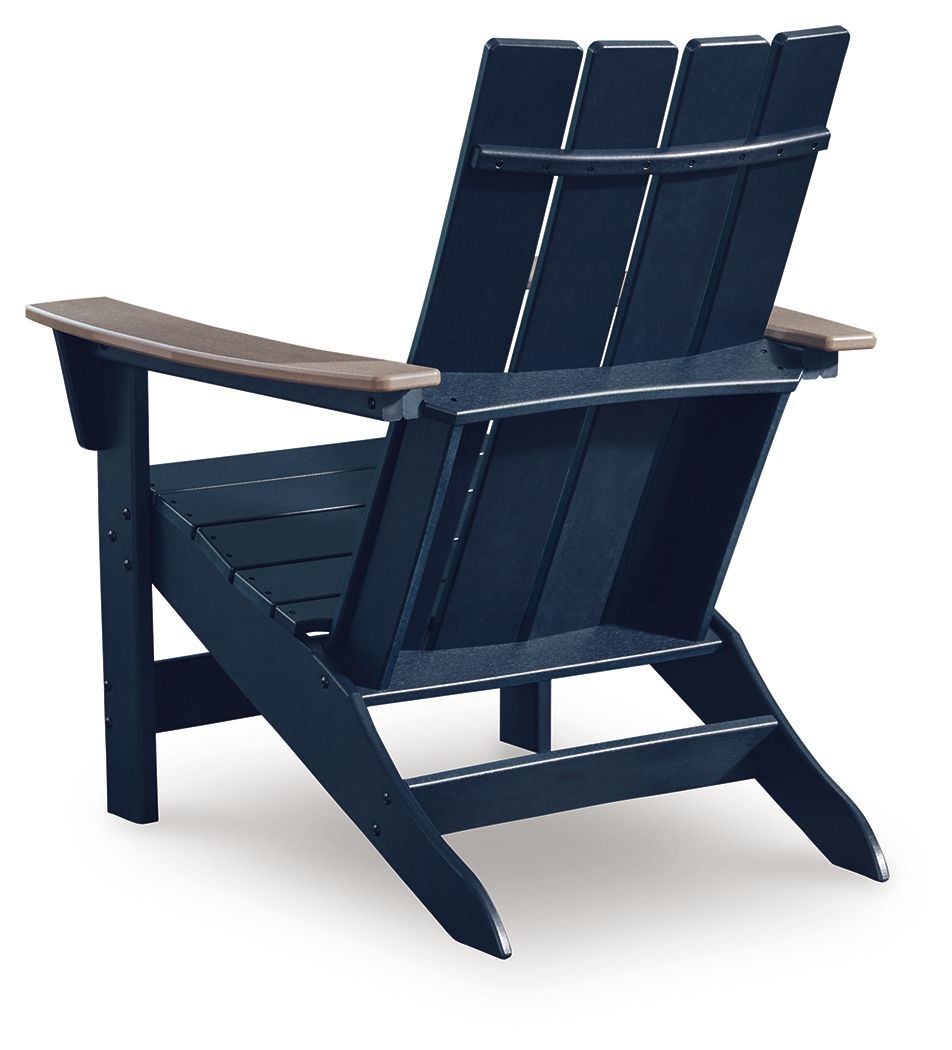 East Beach - Chaise Adirondack - Noir / Beige