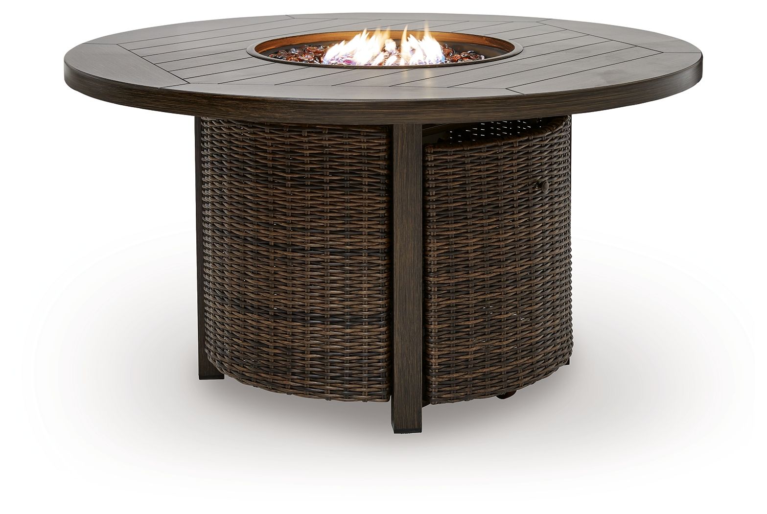 Monterey Point - Table foyer ronde - Brun foncé
