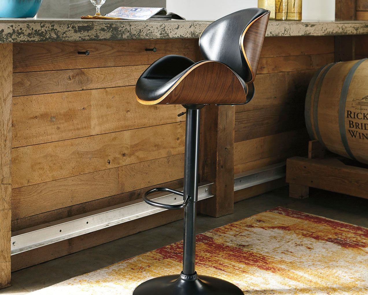 Bellatier - Tabouret de bar réglable en hauteur