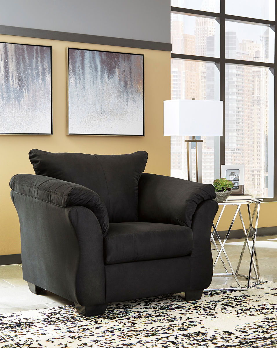 Darcy - Fauteuil avec Ottomane