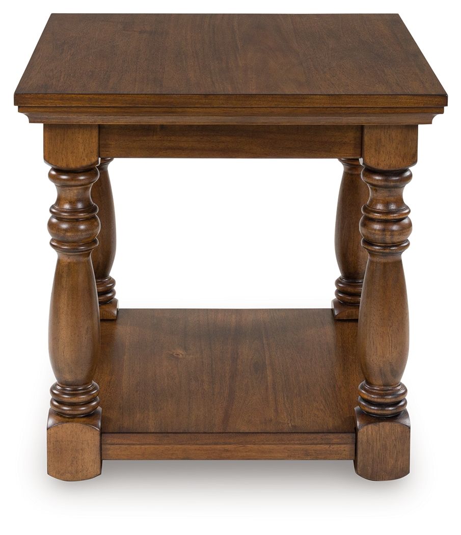Sturlayne - Table d'appoint rectangulaire - Brun