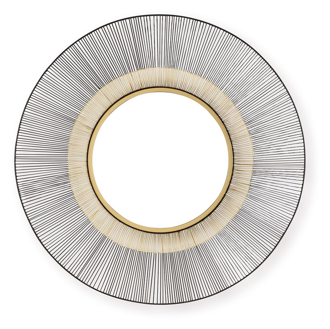 Dallmen - Miroir décoratif - Fini noir/doré