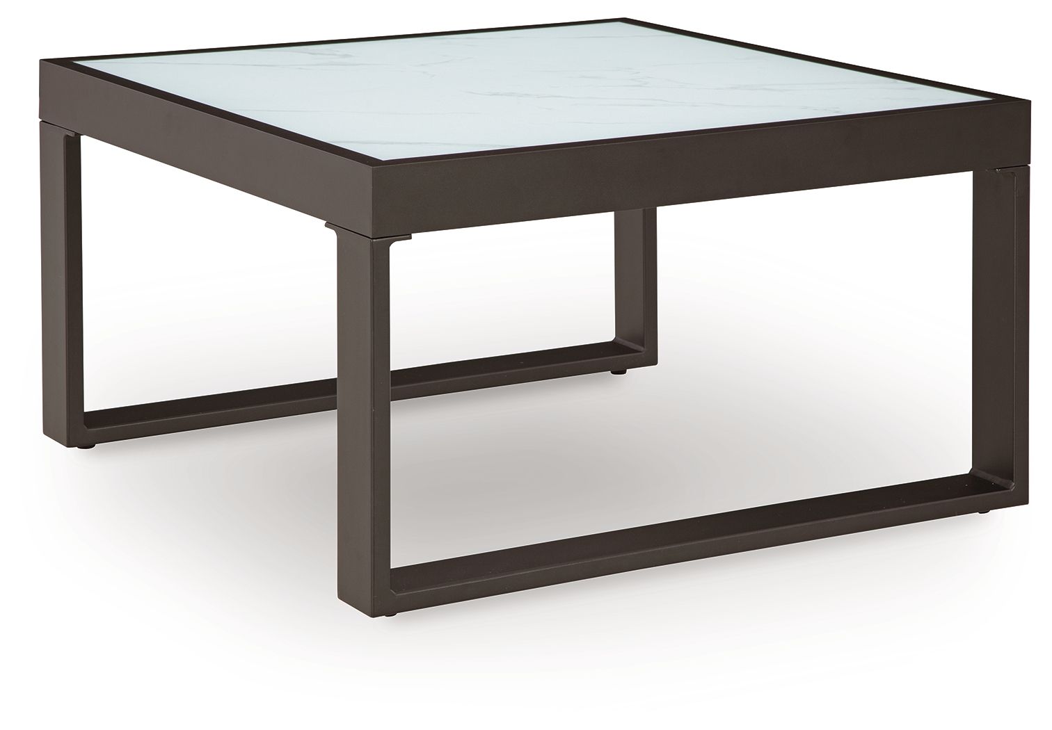 Beachloft - Table basse carrée - Noir / Gris
