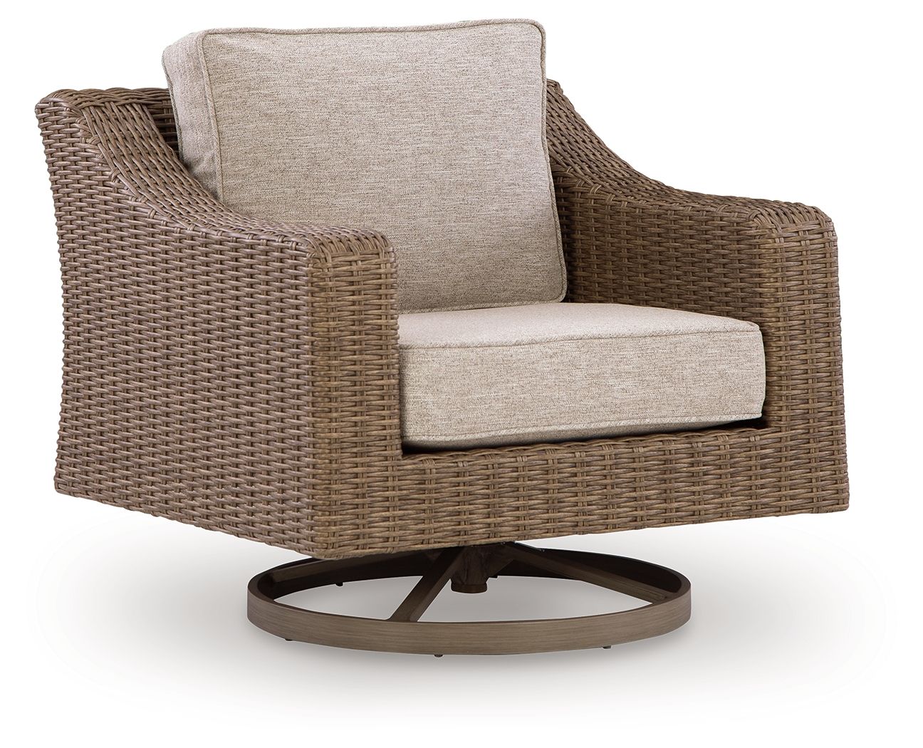 Laguna Heights - Fauteuil inclinable pivotant avec coussin - Beige